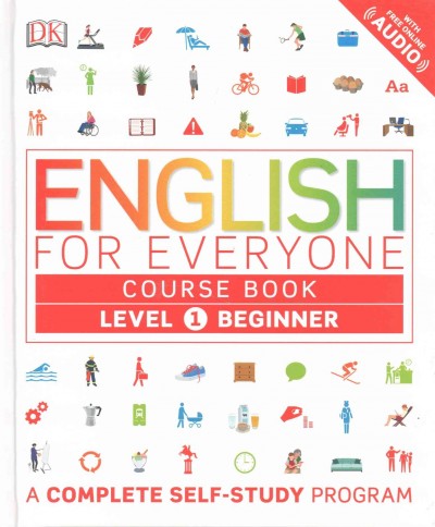 English for everyone. Level 1, beginner,  Course book / author, Rachel Harding.