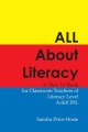 All about literacy : A 'how to' book for classroom teachers of literacy level adult ESL  Cover Image