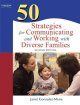 50 strategies for communicating and working with diverse families  Cover Image