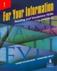 For your information 1 : reading and vocabulary skills  Cover Image