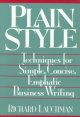 Go to record Plain style : techniques for simple, concise, emphatic bus...