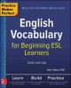 English Vocabulary for Beginning ESL Learners Cover Image