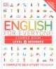 English for everyone. Level 1, beginner,  Course book  Cover Image